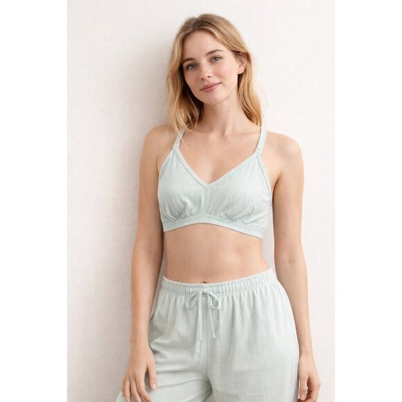 Auden Nursing Bralette size XS X-Small, Green, unlined Racerback - Picture 7 of 7
